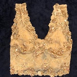 Bebe Sparkle Crop Top